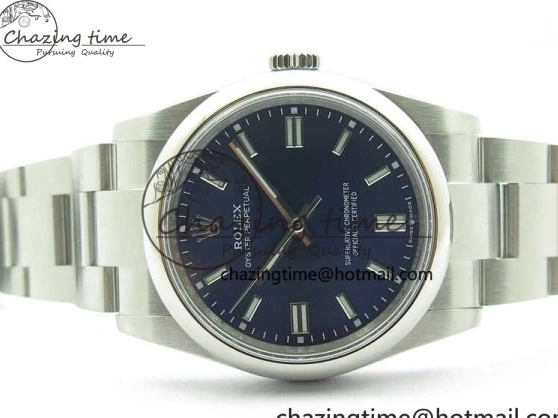 Blue 36mm Perpetual Dial Edition BP Best Bracelet 126000 Dark Oyster on SS 0412